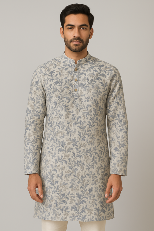 20% LINEN SHIRT , KURTA FOR MEN - Image 3
